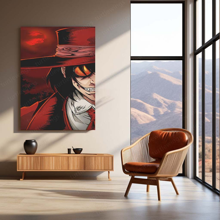 Alucard Metal Poster | Castlevania Wall Art | HD Print