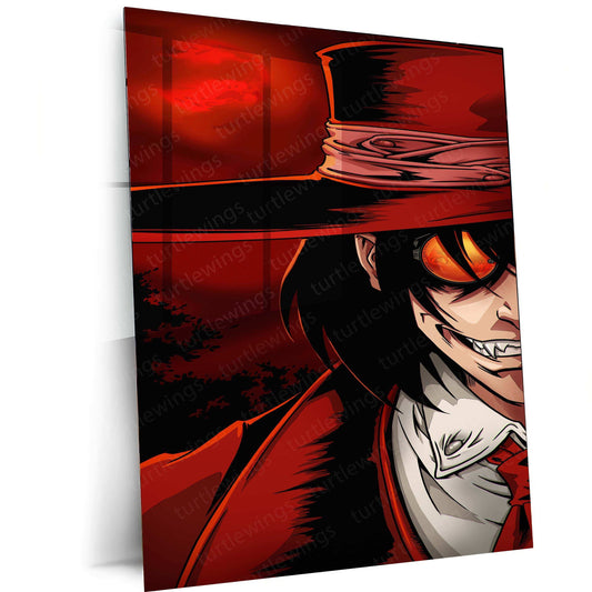 Alucard Poster – Powerful Vampire from Hellsing Anime - TURTLEWINGS 