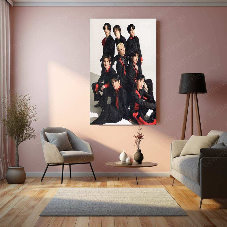 ATEEZ Metal Poster – K-Pop Legends Wall Art for ATINY Fans - TURTLEWINGS 