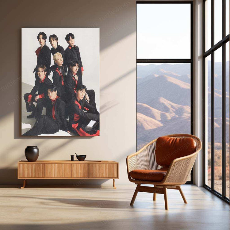 ATEEZ Metal Poster – K-Pop Legends Wall Art for ATINY Fans - TURTLEWINGS 