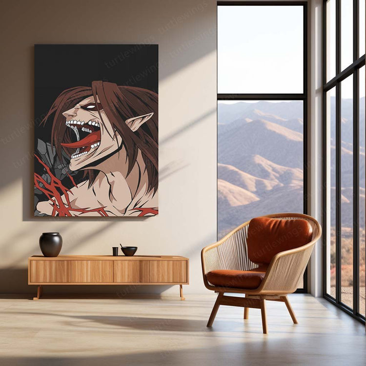 Attack on Titan Metal Poster | Anime Wall Art | HD Print