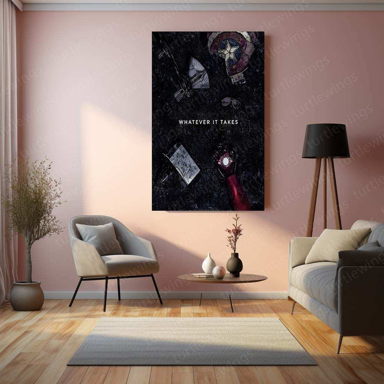 Avengers Metal Poster – Marvel Superheroes Wall Art | Epic Cinematic Decor - TURTLEWINGS 