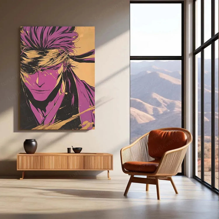 Bleach Anime Metal Poster | Ichigo Kurosaki | Soul Reaper Wall Art 3 - TURTLEWINGS 