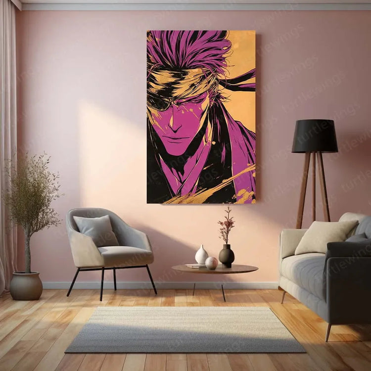 Bleach Anime Metal Poster | Ichigo Kurosaki | Soul Reaper Wall Art 3 - TURTLEWINGS 