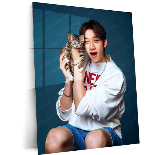 Bang Chan Metal Poster – Stray Kids Leader Wall Art for STAYs - TURTLEWINGS 