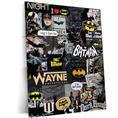 Batman Metal Poster – Dark Knight Wall Art | Gotham Hero Aesthetic Decor