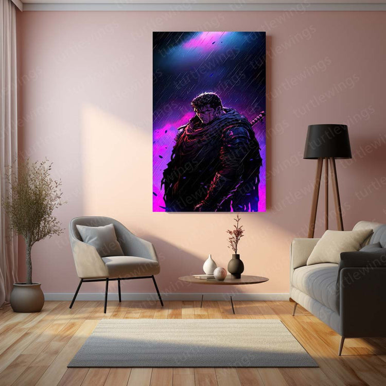 Dark Fantasy - Berserk Anime Metal Poster | Gothic Wall Art | HD Quality