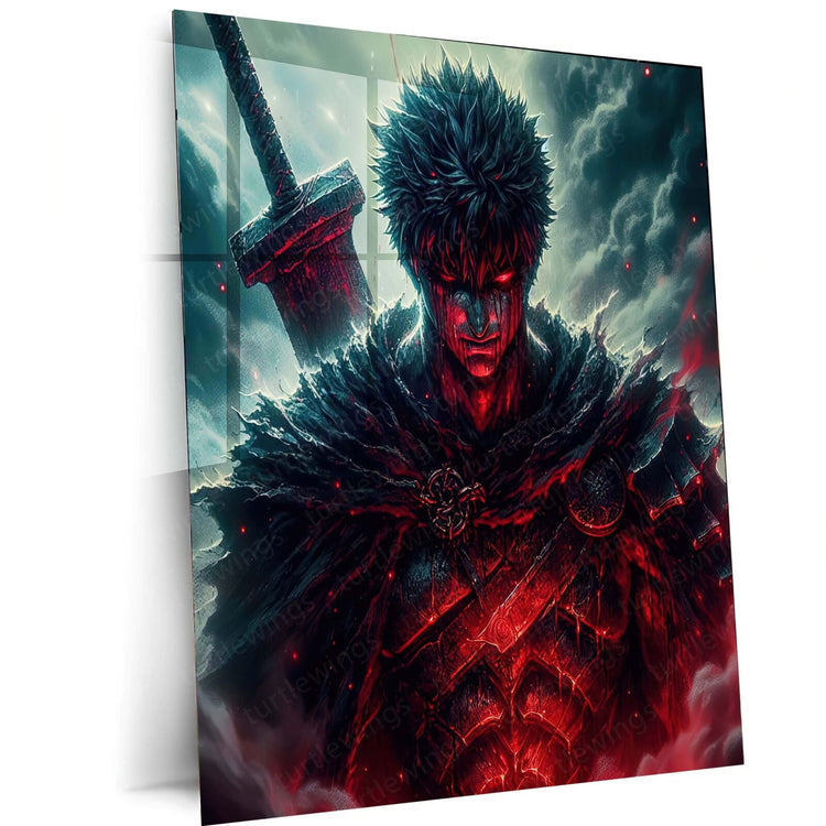 Dark Fantasy - Berserk Anime Metal Poster | Gothic Wall Art | HD Quality 02