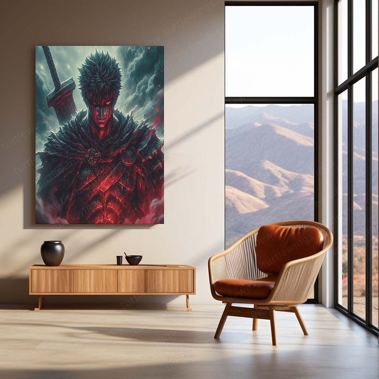 Dark Fantasy - Berserk Anime Metal Poster | Gothic Wall Art | HD Quality 02