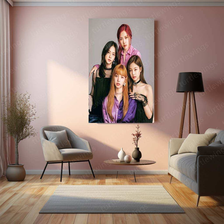 BLACKPINK Metal Poster – K-Pop Queens Wall Art for BLINKs - TURTLEWINGS 