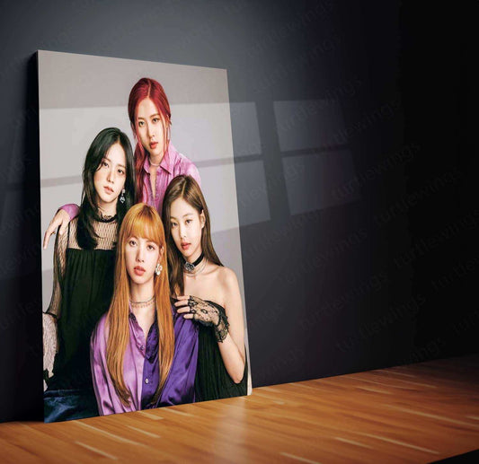 BLACKPINK Metal Poster – K-Pop Queens Wall Art for BLINKs - TURTLEWINGS 