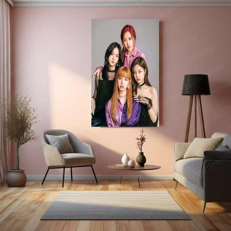 BLACKPINK Metal Poster | K-Pop Queens | HD Print