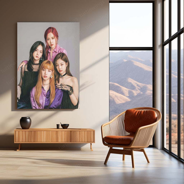 BLACKPINK Metal Poster | K-Pop Queens | HD Print