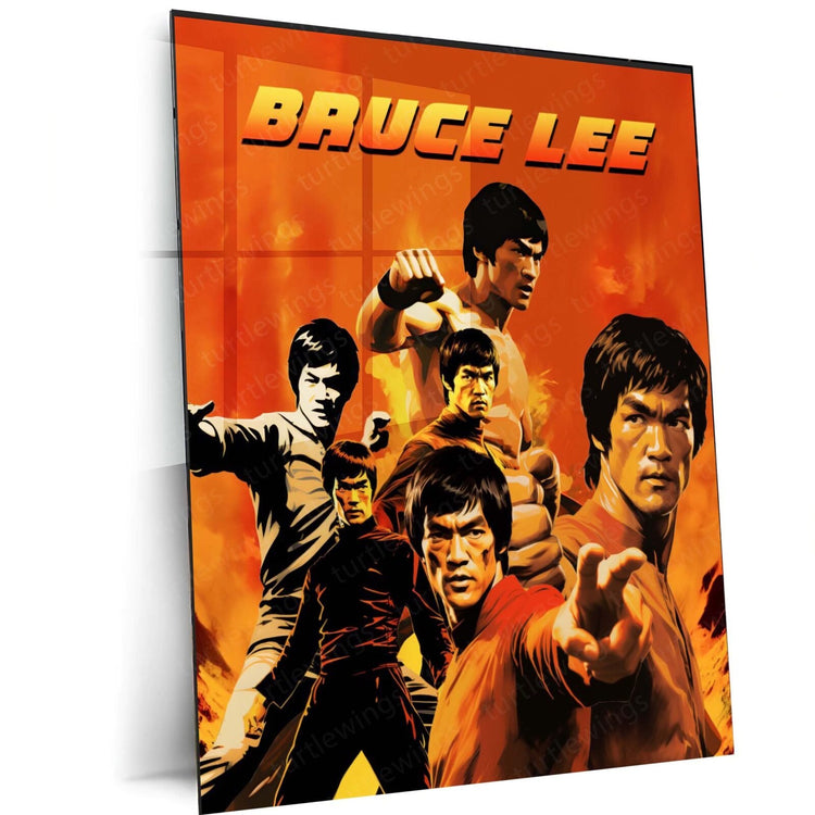 Enter the Dragon - Bruce Lee Metal Poster | Martial Arts Wall Art | HD Print