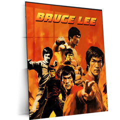 Bruce Lee Metal Poster – Martial Arts Legend Wall Art