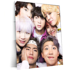 BTS Metal Poster – K-Pop Legends Wall Art for ARMY f3