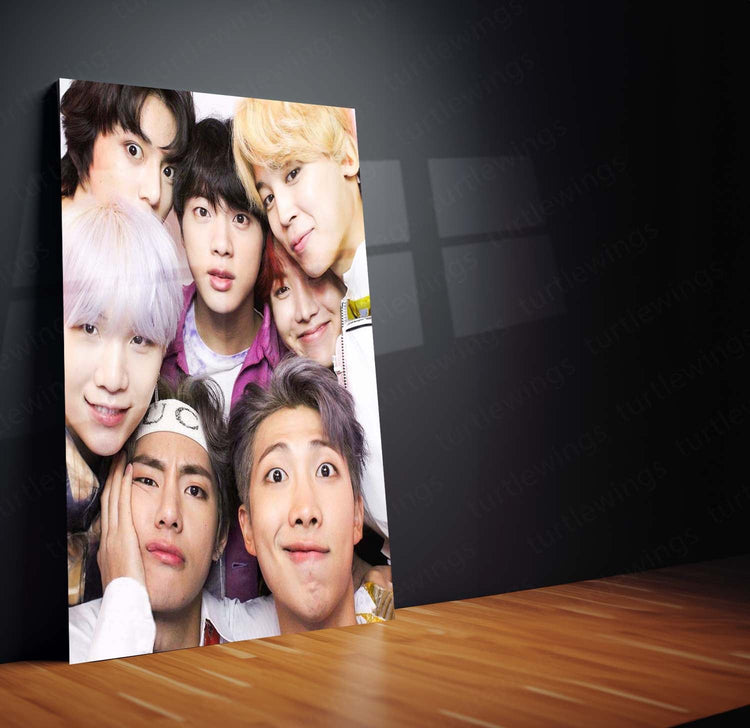 BTS Metal Poster | Global K-Pop Icons | HD Print- 3