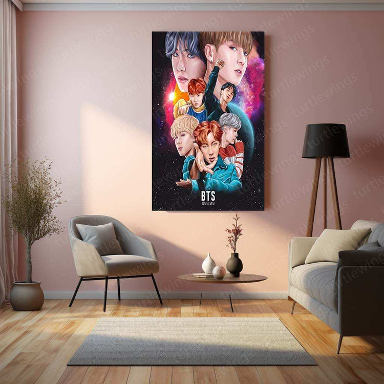 BTS Metal Poster – K-Pop Legends Wall Art for ARMY 4 - TURTLEWINGS 