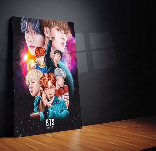 BTS Metal Poster | Global K-Pop Icons | HD Print-4