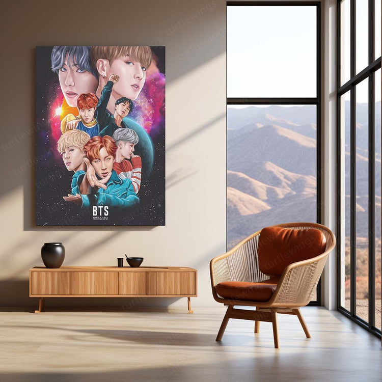 BTS Metal Poster | Global K-Pop Icons | HD Print-4