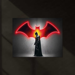 Batman Neon LED Metal Poster