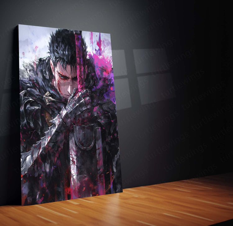 Berserk Dark Art Metal Poster | Gothic Fantasy Art | High-Quality Metal Wall Décor 2