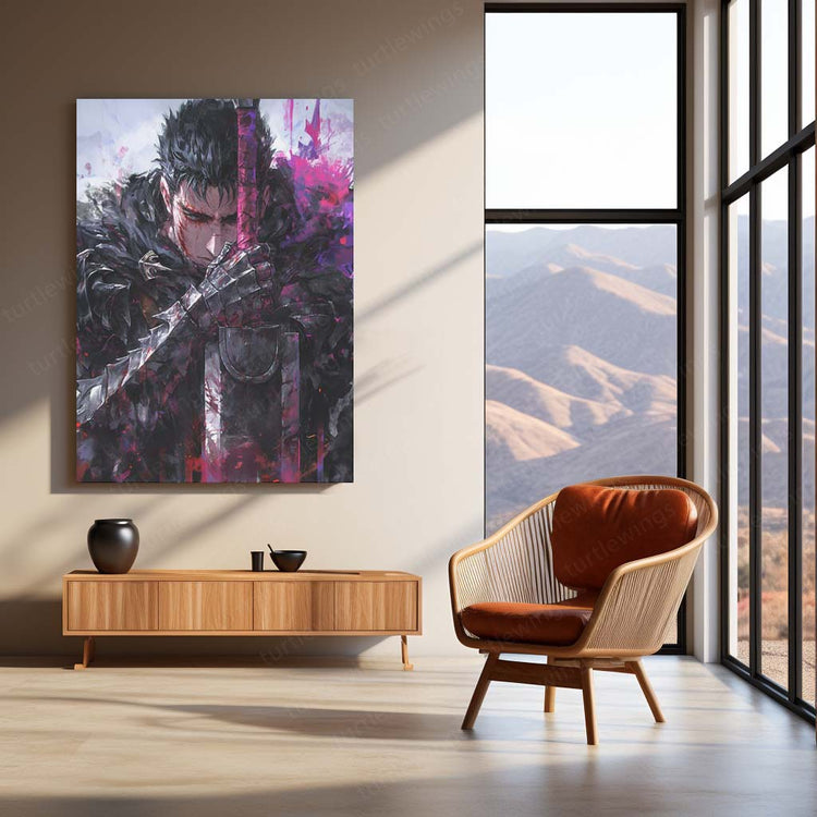 Berserk Dark Art Metal Poster | Gothic Fantasy Art | High-Quality Metal Wall Décor 2