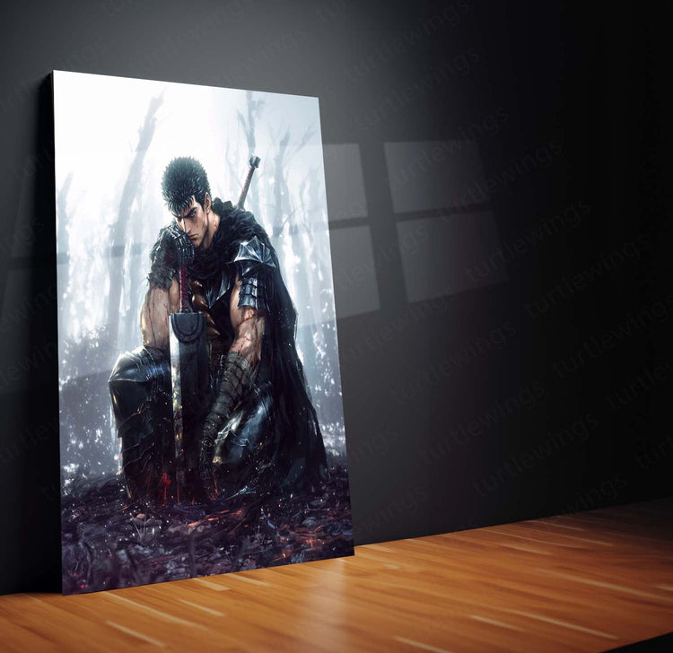 Berserk Dark Art Metal Poster | Gothic Fantasy Art | High-Quality Metal Wall Décor 4