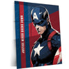 Captain America Metal Poster – Super Soldier Wall Art | Marvel Hero Decor