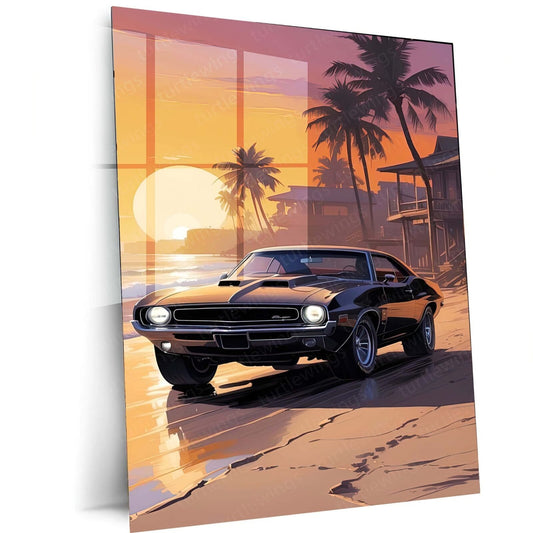 Urban Legends - GTA Car Theme Metal Poster | Gaming Wall Art | HD Quality