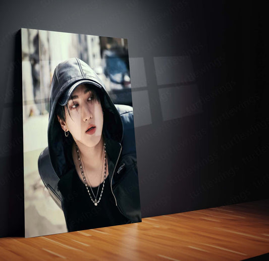 Chang Bin Metal Poster | Stray Kids Rapper | HD Print