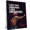 Conor McGregor Quote Metal Poster – Motivational MMA Wall Art | Fighter Mindset Decor