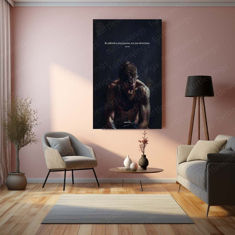 Conor McGregor Quote Metal Poster 3