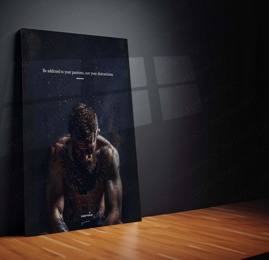 Conor McGregor Quote Metal Poster 3