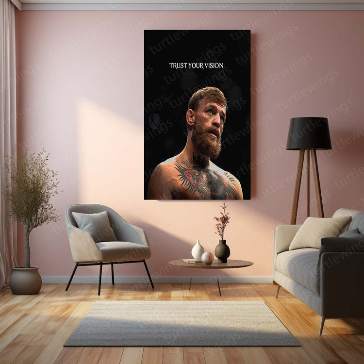 Conor McGregor Quote Metal Poster