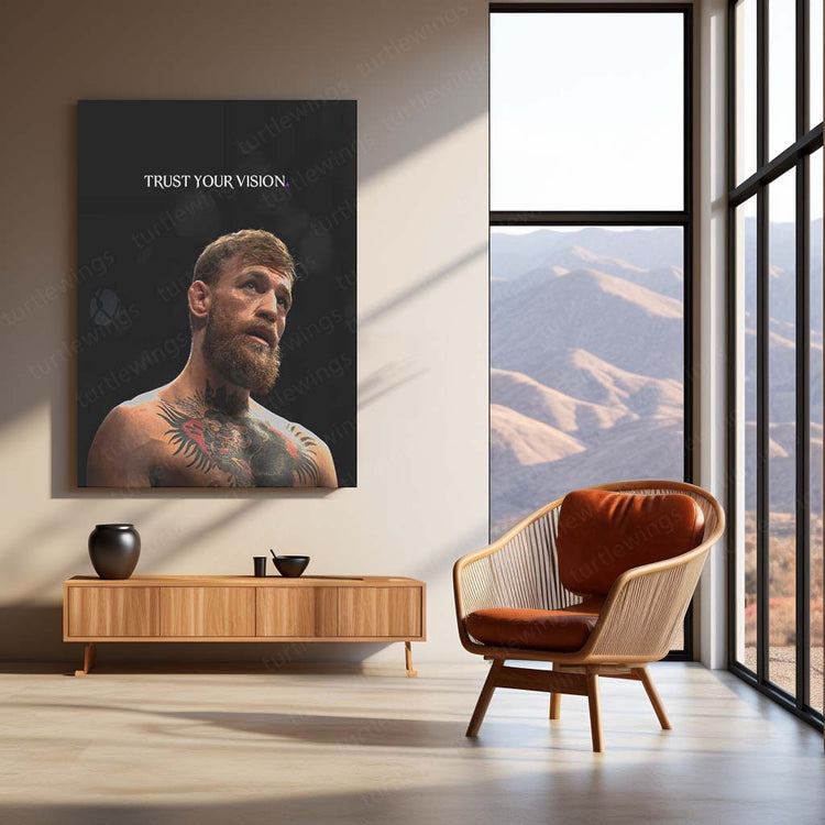 Conor McGregor Quote Metal Poster