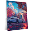 Car Aesthetic Japan Style SRT Metal Poster | Automotive Wall Art | High-Definition Print