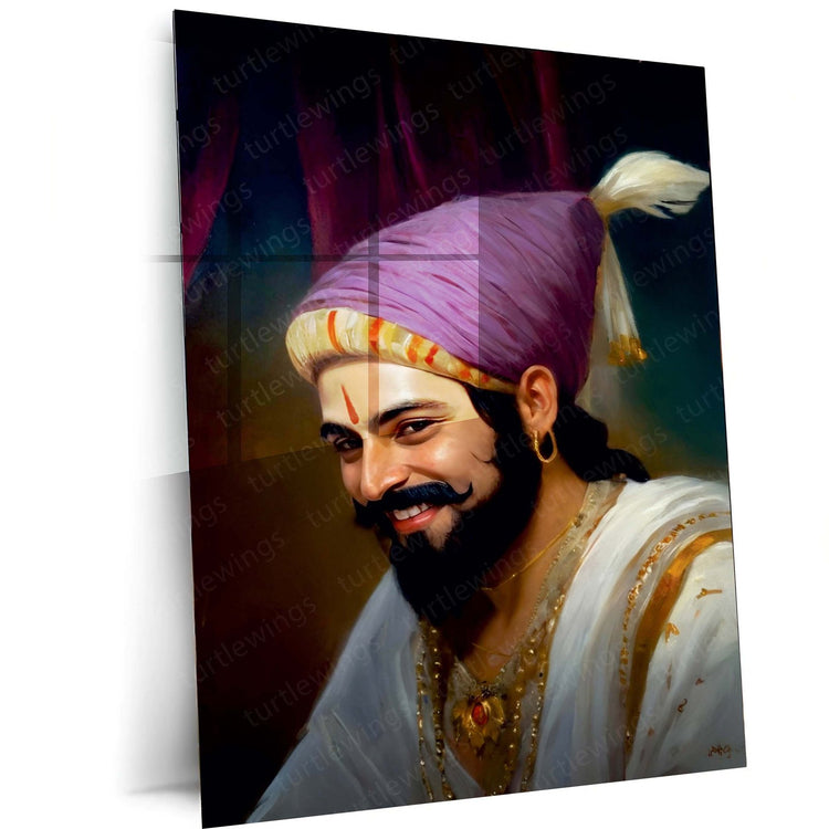 Chhatrapati Shivaji Maharaj Metal Poster - Historical Icon-2