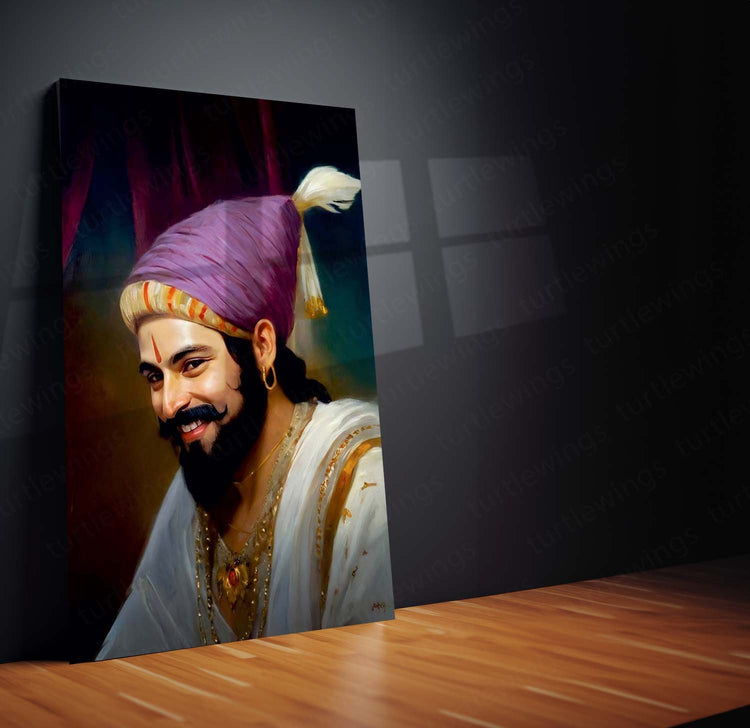 Chhatrapati Shivaji Maharaj Metal Poster - Historical Icon-2