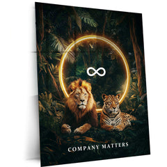 Company Matters Metal Poster | Business Motivation Wall Art | Entrepreneur Decor