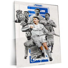 Cristiano Ronaldo Metal Frame – Iconic Football Wall Art 1