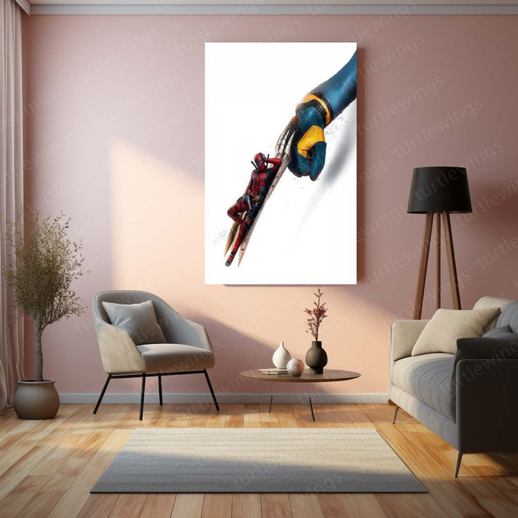 Deadpool x Wolverine Metal Poster