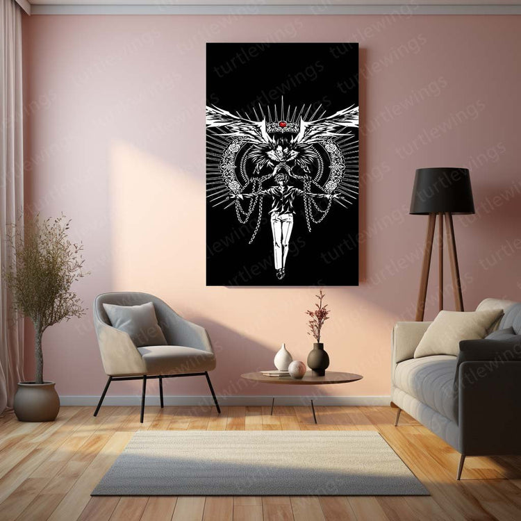 Death Note Metal Poster | Anime Wall Art | HD Print