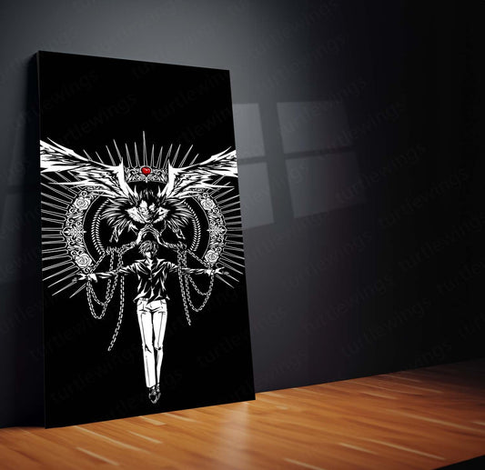 Death Note Metal Poster | Anime Wall Art | HD Print