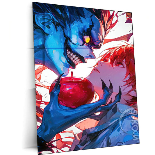 Shadows of Justice - Death Note Anime Metal Poster | Gothic Wall Art | HD Quality 04