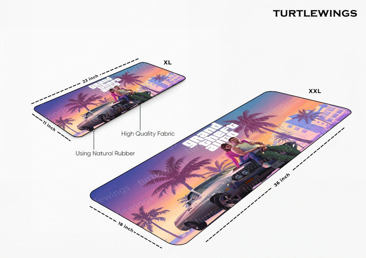 Battlefield Precision: TurtleWings Call of Duty Multicolor Large Mousepad ? Dominate Your Workspace with Gaming Mastery