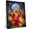 Devi Ambabai Metal Poster – Divine Goddess Mahalakshmi Wall Art | Spiritual Hindu Decor