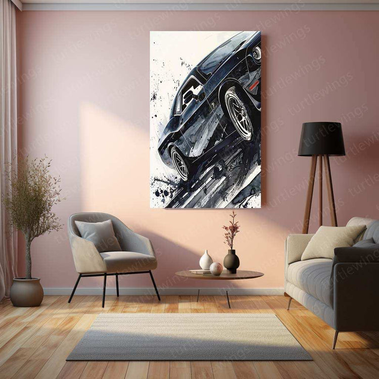 Dodge Challenger Metal Poster – Iconic Muscle Car Wall Art | Classic American Automotive Decor - TURTLEWINGS 