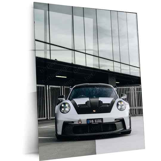 Porsche GT3 RS Metal Poster | High-Performance Car Art | HD Print