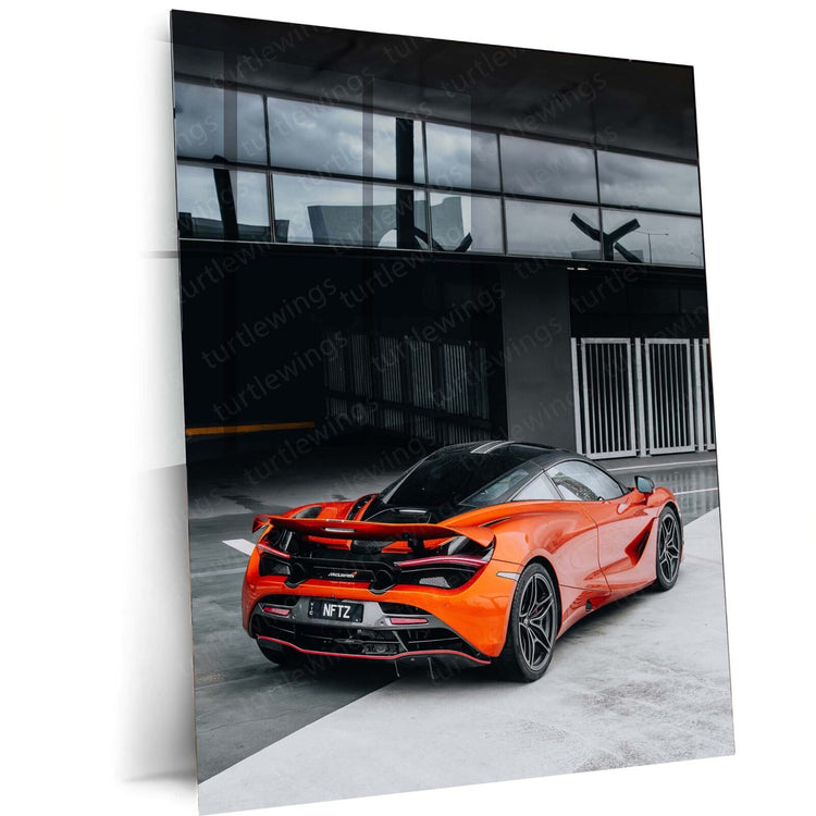 McLaren 720S Metal Poster | Supercar Elegance | HD Print